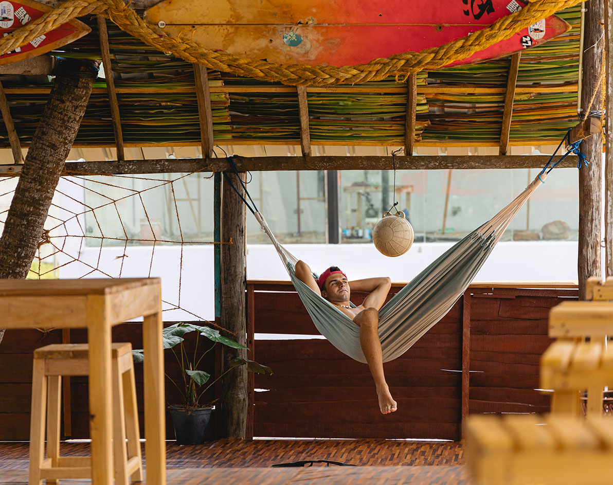 Chill en hamaca en un viaje con prado tours a srilanka
